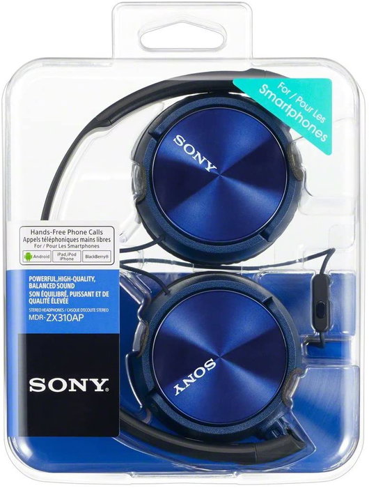 Sony MDR-ZX310APL Auriculares Azules